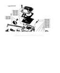 Page B Diagram and Parts List for 2100 1981-10 Husqvarna Chainsaw
