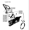 Page D Diagram and Parts List for 2100 1981-10 Husqvarna Chainsaw