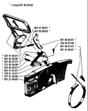 Part Location Diagram of 732211401 Husqvarna Locknut M5