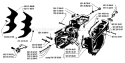 Page D Diagram and Parts List for 2100 1982-11 Husqvarna Chainsaw