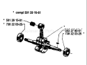 Page E Diagram and Parts List for 2100 1982-11 Husqvarna Chainsaw