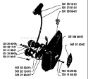 Part Location Diagram of 503543901 Husqvarna Starter Handle