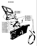 Page C Diagram and Parts List for 2100 1983-11 Husqvarna Chainsaw
