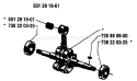 Page E Diagram and Parts List for 2100 1983-11 Husqvarna Chainsaw