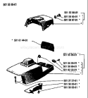 Page F Diagram and Parts List for 2100 1983-11 Husqvarna Chainsaw