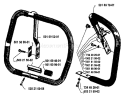 Page G Diagram and Parts List for 2100 1983-11 Husqvarna Chainsaw