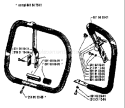 Page F Diagram and Parts List for 2100CD 2100 CD 1979-12 Husqvarna Chainsaw