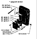 Page I Diagram and Parts List for 2100CD 2100 CD 1979-12 Husqvarna Chainsaw