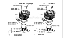 Page K Diagram and Parts List for 2101 1988-03 Husqvarna Chainsaw
