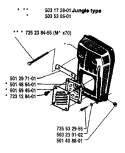 Page I Diagram and Parts List for 2101 1988-03 Husqvarna Chainsaw