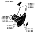 Page N Diagram and Parts List for 2101 1989-02 Husqvarna Chainsaw