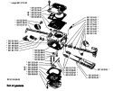 Page B Diagram and Parts List for 2101 1989-02 Husqvarna Chainsaw