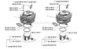 Page K Diagram and Parts List for 2101 1990-06 Husqvarna Chainsaw