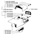 Page P Diagram and Parts List for 2101 1990-06 Husqvarna Chainsaw
