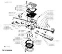 Page B Diagram and Parts List for 2101 1990-06 Husqvarna Chainsaw