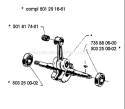 Page F Diagram and Parts List for 2101 1990-06 Husqvarna Chainsaw