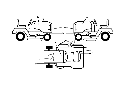 Decals Diagram and Parts List for GTH260TWIN (96041004501)(2007-10) Husqvarna Lawn Tractor