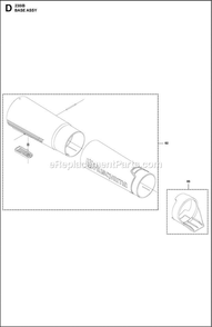 Tube Diagram and Parts List for 230IB  Husqvarna Leaf Blower / Vacuum