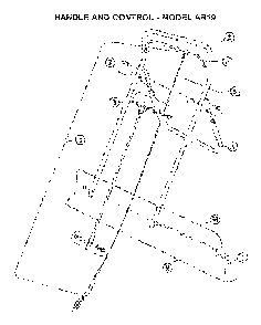 Handle And Controls Diagram and Parts List for AR25H (968981104)(2005-11) Husqvarna Dethatcher