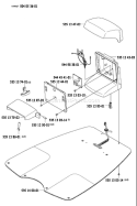 Page B Diagram and Parts List for 220AC 220 AC 2007-05 Husqvarna Lawn Mower