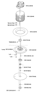 Page D Diagram and Parts List for 220AC 220 AC 2007-05 Husqvarna Lawn Mower