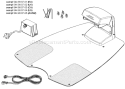 Part Location Diagram of 544980705 Husqvarna Charging Station
