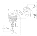 Part Location Diagram of 537161901 Husqvarna Muffler