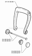 Part Location Diagram of 514965200 Husqvarna Cap