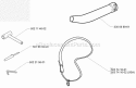Accessories Diagram and Parts List for 225B 2001-06 Husqvarna Leaf Blower / Vacuum
