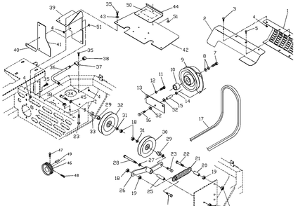 Part Location Diagram of 539102839 Husqvarna SPACER
