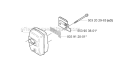 Muffler Diagram and Parts List for 225RD 2000-10 Husqvarna Brush Cutter