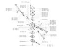 Carburetor Details Diagram and Parts List for 225RJ 2000-10 Husqvarna Brush Cutter