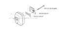 Muffler Diagram and Parts List for 225R 2000-10 Husqvarna Brush Cutter