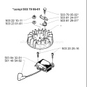 Page I Diagram and Parts List for 225BX 225 BX 2001-06 Husqvarna Leaf Blower / Vacuum