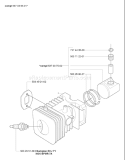 Part Location Diagram of 537007502 Husqvarna Piston Assy