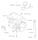 Page E Diagram and Parts List for 225BX 225 BX 2006-09 Husqvarna Leaf Blower / Vacuum