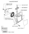 Page N Diagram and Parts List for 225E 225 E 2000-10 Husqvarna Edger