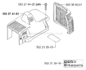 Page E Diagram and Parts List for 225E 225 E 2000-10 Husqvarna Edger
