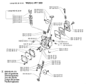 Page C Diagram and Parts List for 225H75 225 H75 1998-01 Husqvarna Hedge Trimmer