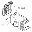 Page D Diagram and Parts List for 225H75 225 H75 1998-01 Husqvarna Hedge Trimmer