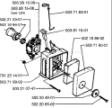 Page A Diagram and Parts List for 225HBV 225 HBV 1996-09 Husqvarna Leaf Blower / Vacuum