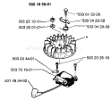 Page I Diagram and Parts List for 225HBV 225 HBV 1996-09 Husqvarna Leaf Blower / Vacuum