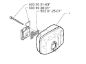 Page J Diagram and Parts List for 225HBV 225 HBV 1997-02 Husqvarna Leaf Blower / Vacuum