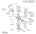 Part Location Diagram of 577133001 Husqvarna Complete Carburetor