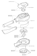 Page C Diagram and Parts List for 225HBV 225 HBV 1997-02 Husqvarna Leaf Blower / Vacuum