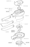Page D Diagram and Parts List for 225HBV 225 HBV 2000-01 Husqvarna Leaf Blower / Vacuum