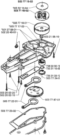 Part Location Diagram of 735311600 Husqvarna Circlip
