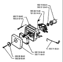 Page B Diagram and Parts List for 225RD 225 RD 1994-06 Husqvarna Trimmer