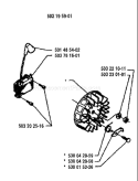 Page H Diagram and Parts List for 225RD 225 RD 1994-06 Husqvarna Trimmer