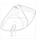 Guards Diagram and Parts List for 226RJ 2012-06 Husqvarna Brush Cutter